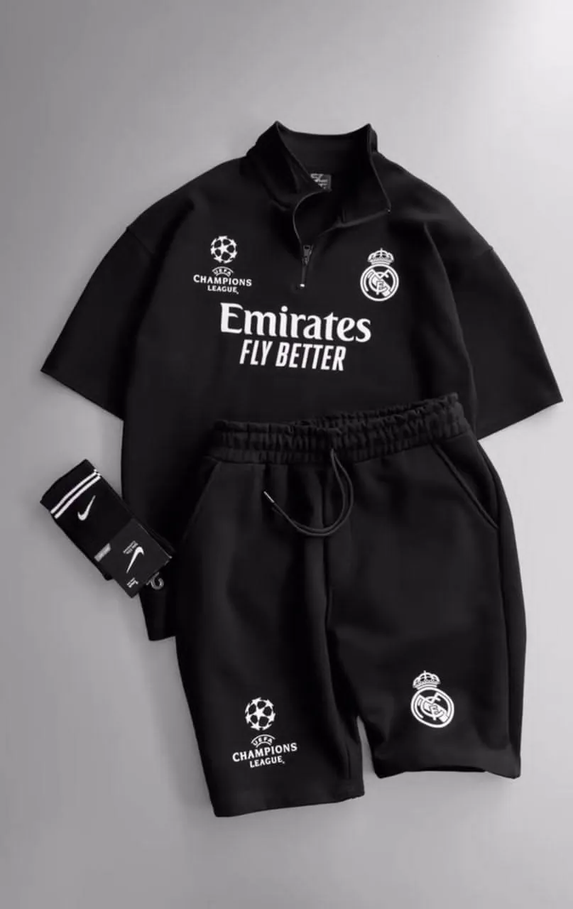 طقم ريال مدريد أسود