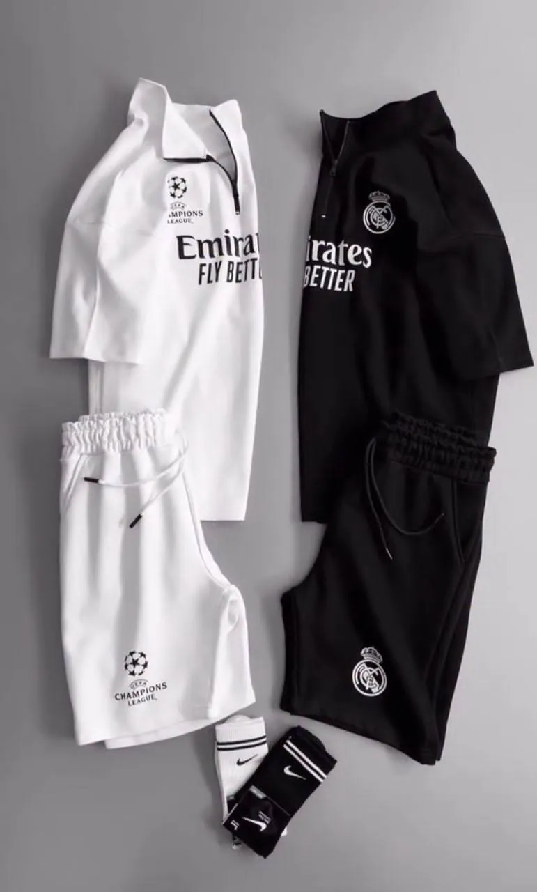 طقم ريال مدريد أسود 2