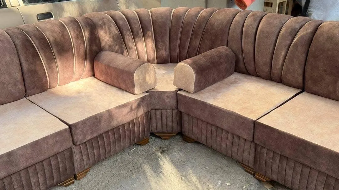 طقم زاوية خشب 4